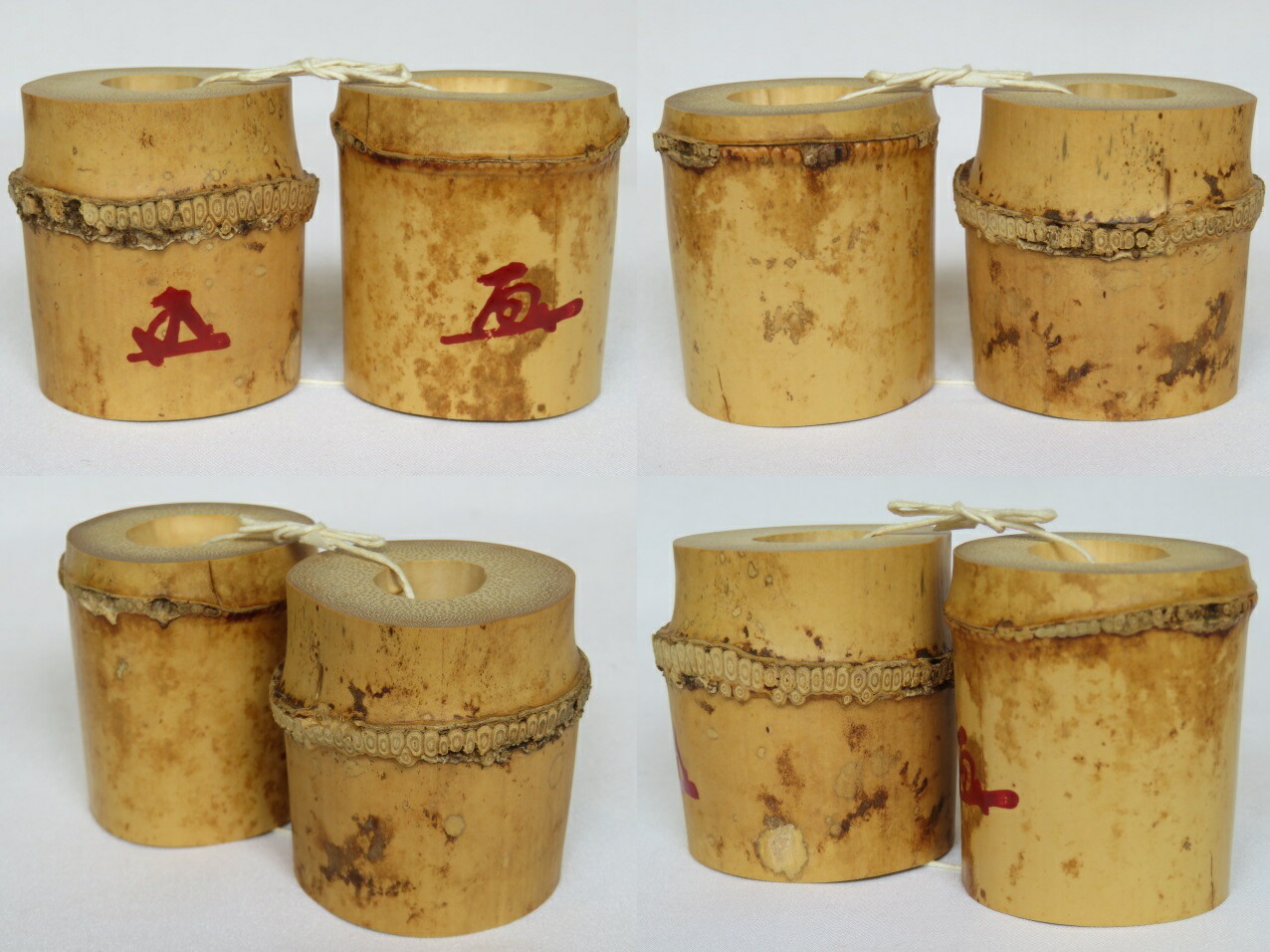 楽天市場】（十月◇特売品）千家十職 黒田正玄作 竹一双蓋置 鵬雲斎大