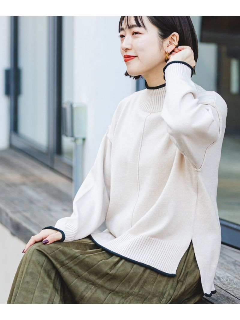 楽天市場】【SALE／60%OFF】『洗濯可』ハイショクハイネックニット