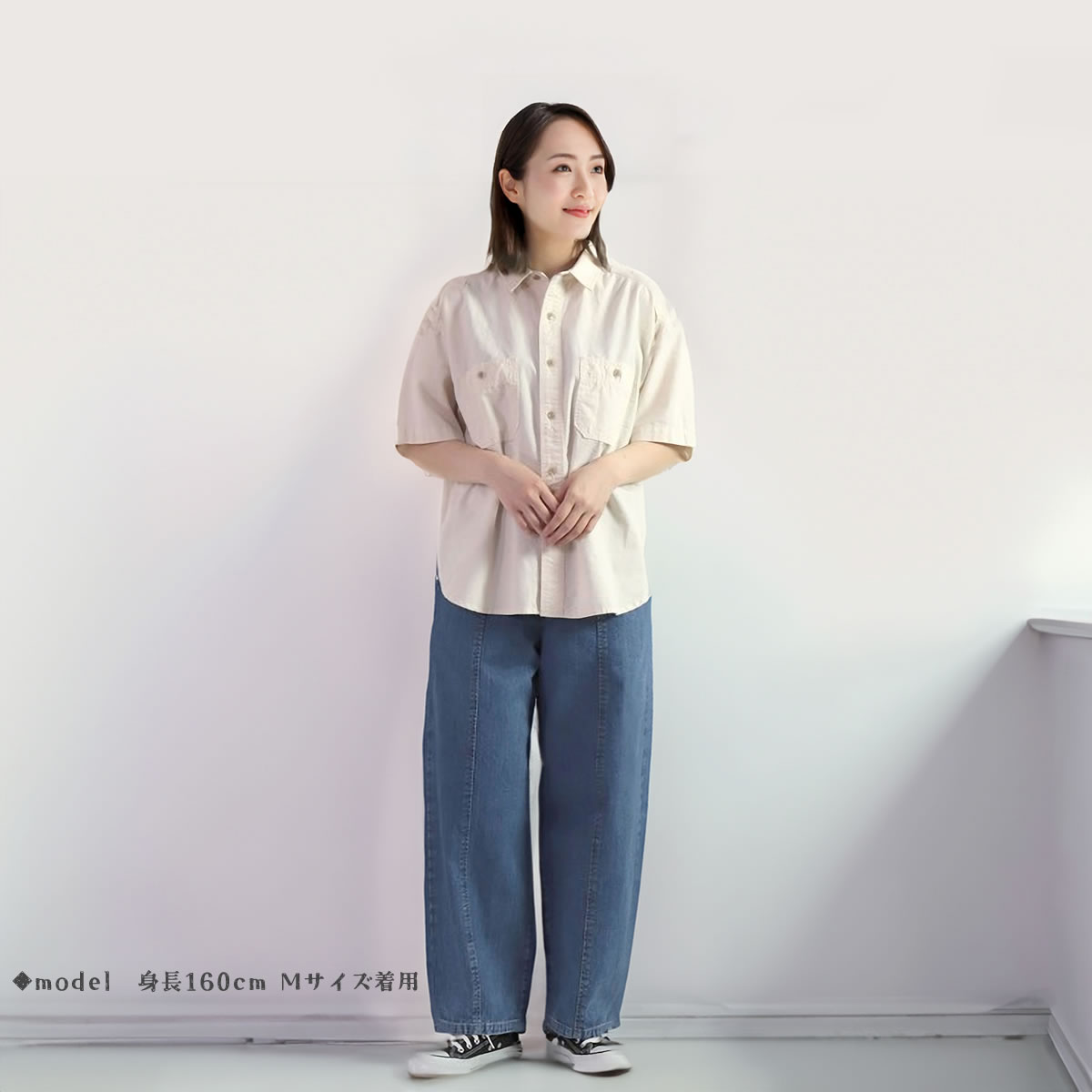 楽天市場】【 アーモンド形のボリュームパンツ 】 ジーンズ ドミンゴ