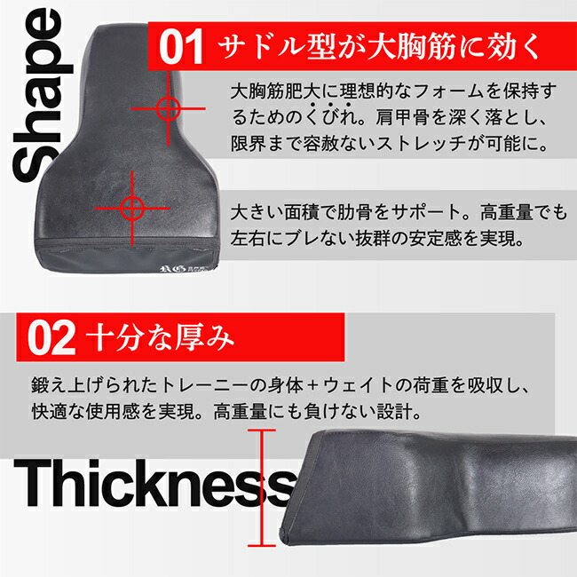 楽天市場】◎NURBS ナーブス 合戸式大胸筋肥大パッド[大胸筋 を 鍛える