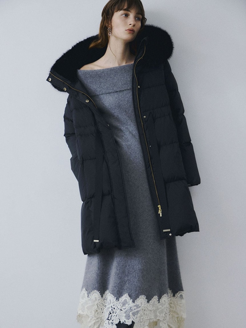 楽天市場】【SALE／50%OFF】フードファーロングダウンコート FRAY I.D
