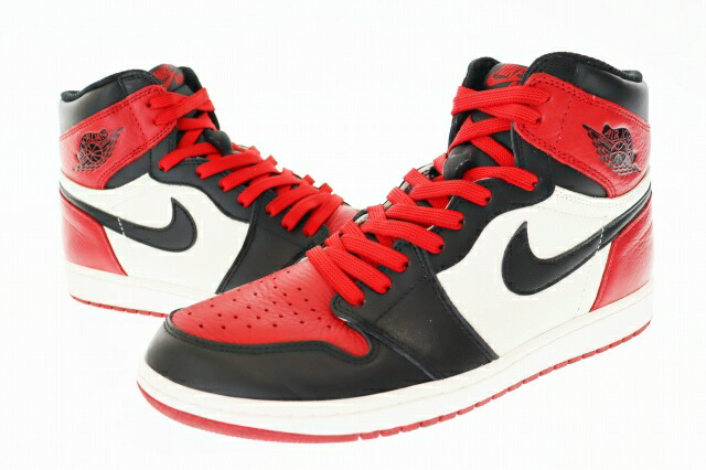 楽天市場】air jordan 1 retro high og bred toeの通販