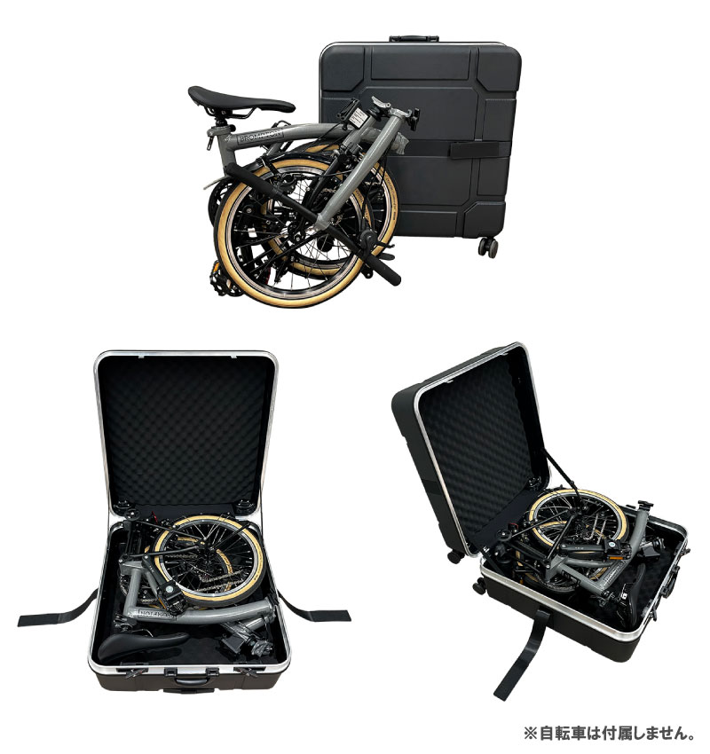 楽天市場】BROMPTON ブロンプトン B&W foldon case with 4 wheels