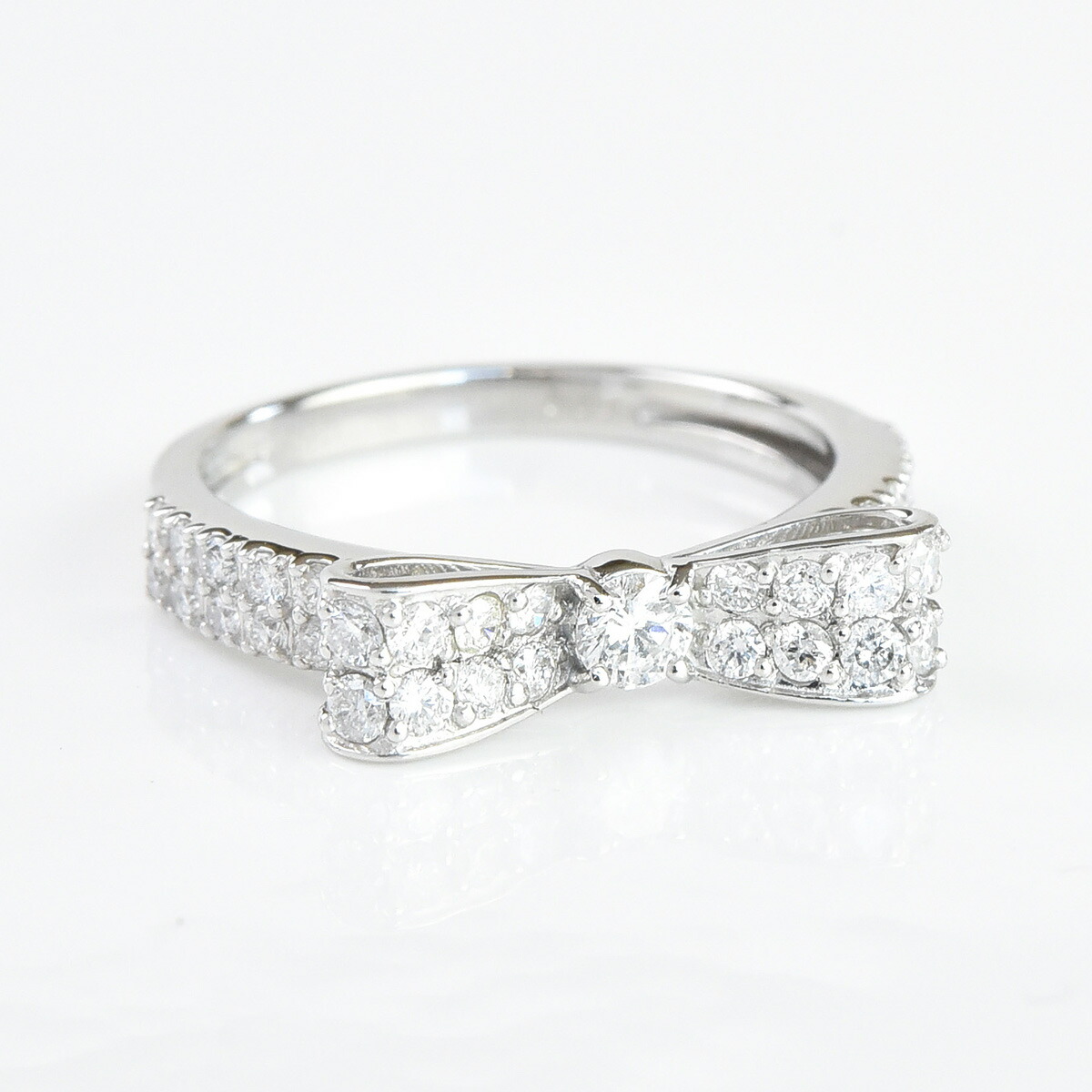 楽天市場】【10％OFFクーポン(〜3/11 10:59)】リボンリング 幸せリボン