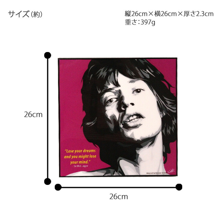 楽天市場】アートフレーム ミック・ジャガー グッズ ローリング