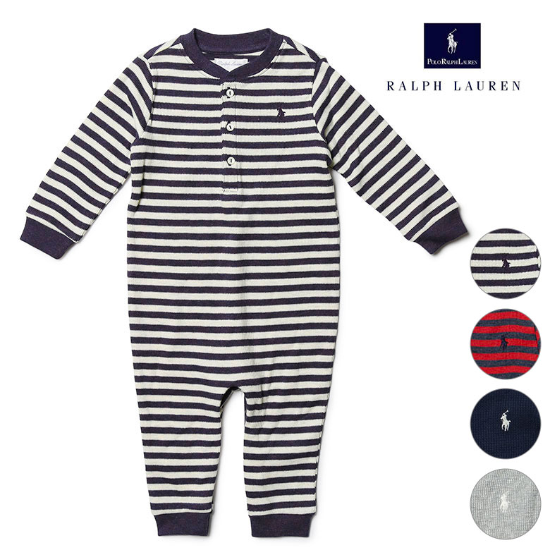 楽天市場】【50%OFF!】ラルフローレン ロンパース カバーオール 長袖