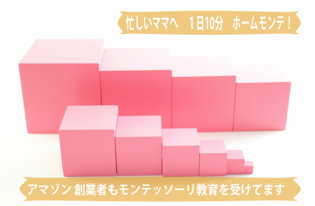 楽天市場】モンテッソーリ ピンクタワー ♪大 プレミアム、バスウッド