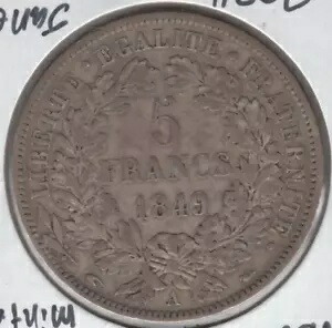 楽天市場】1849 年フランス - 5 フラン銀貨 : WORLD RESOURCE【KING店】