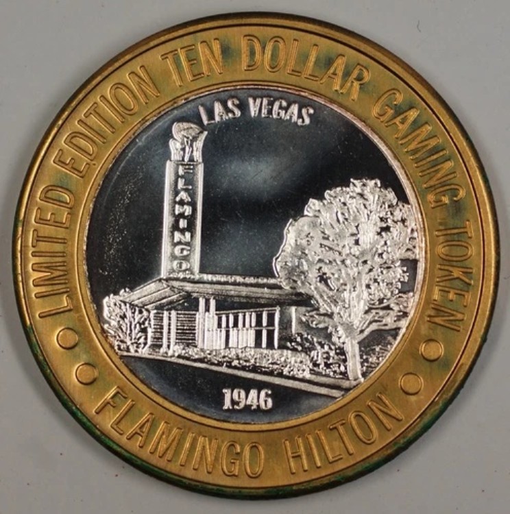 楽天市場】フラミンゴヒルトン 1946 ラスベガス限定版 10ドル銀貨