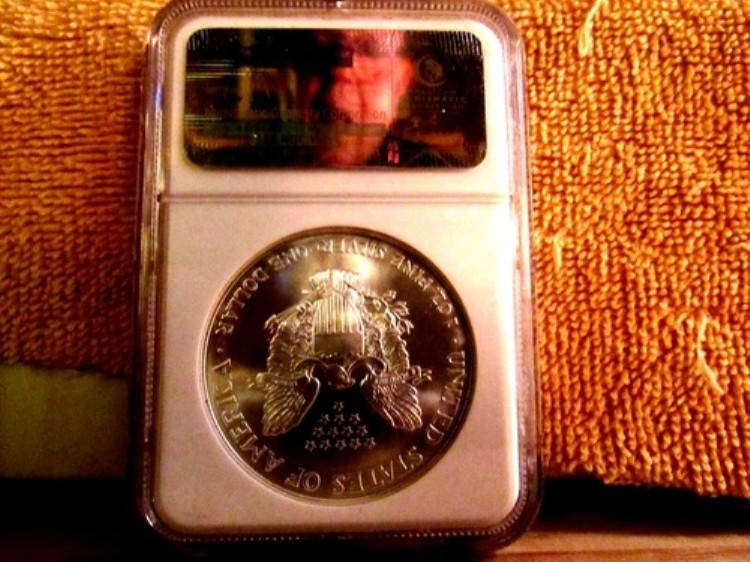 楽天市場】1998年 アメリカン シルバー イーグル S$1 NGC MS 69