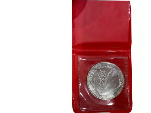 楽天市場】シンガポール 1977年記念銀貨 .500 ファインプルーフ 10ドル