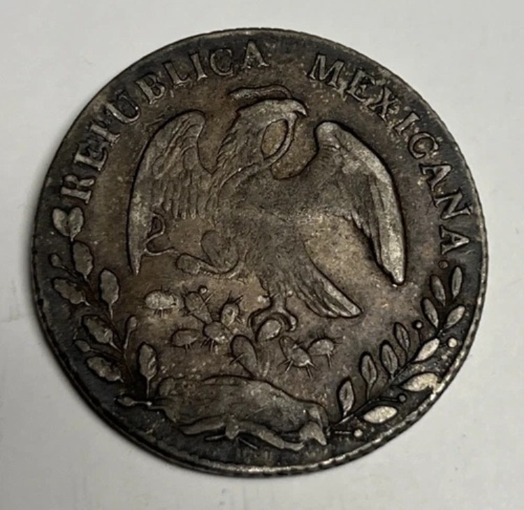 楽天市場】1863年メキシコ銀貨8レアルポトシ（パイ）造幣局、メキシコ