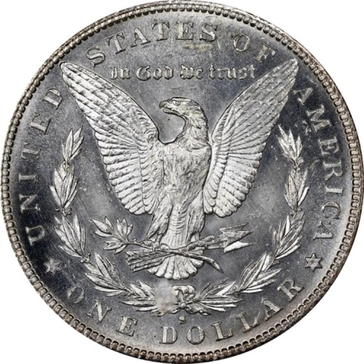 楽天市場】1886-S PCGS MS62PL モルガン・ダラー、日付が不明瞭で