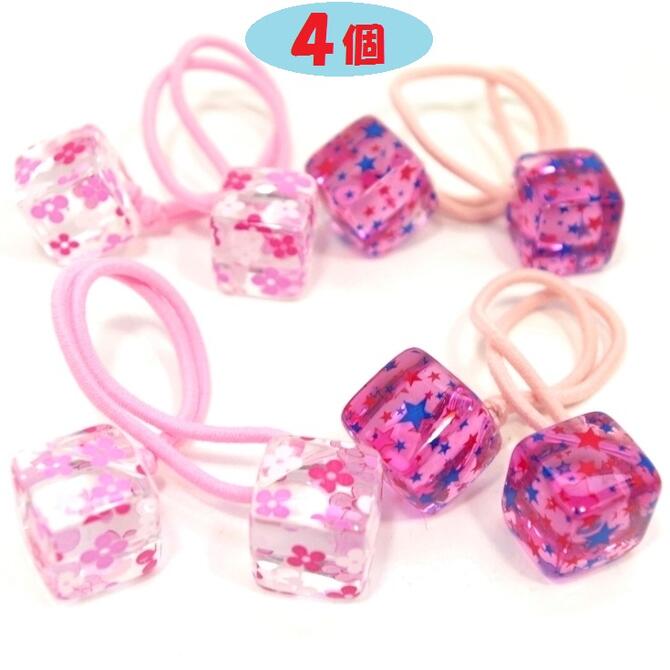 楽天市場】【4個セット メール便送料無料】 ヘアゴム ポニー ダブル