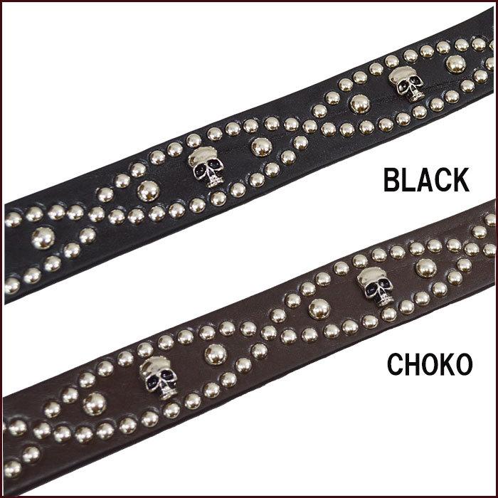 楽天市場】スタッズベルト どくろ ドクロ SKULL スカル コンチョ 栃木
