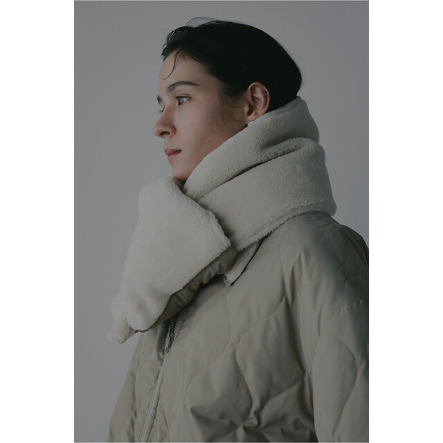 楽天市場】マノフ×タイオン TAION×MANOF リバーシブル ダウン マフラー