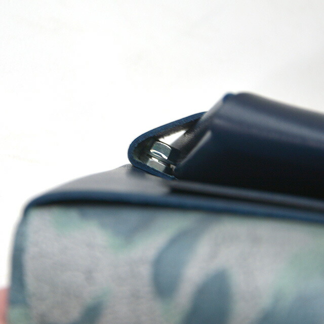 楽天市場】所作 長財布 【フローラル】 ネイビー レザー ロング