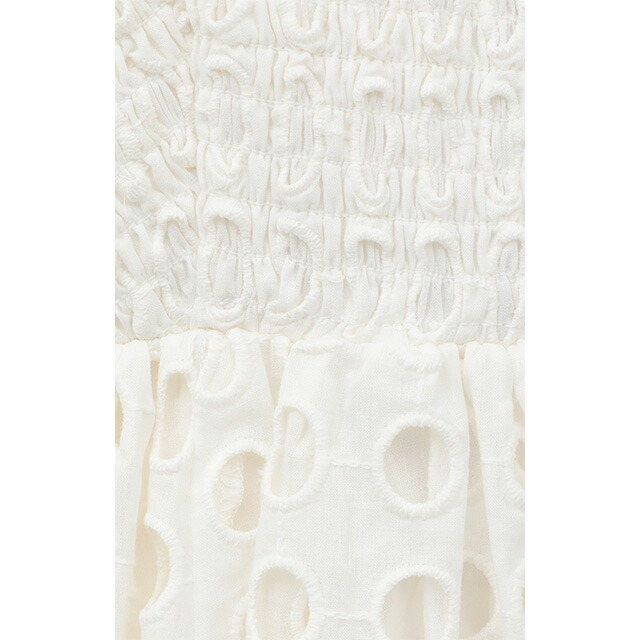 楽天市場】クラネ CLANE ホール ドット シャーリング トップス HOLE