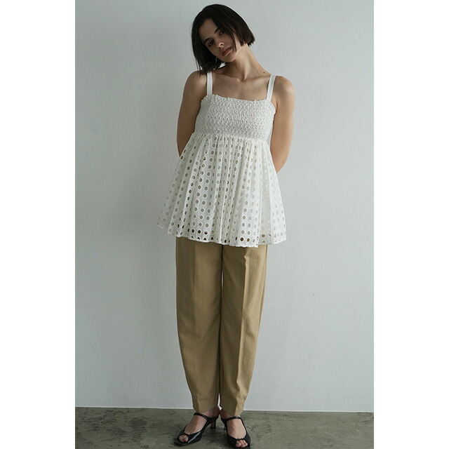 楽天市場】クラネ CLANE ホール ドット シャーリング トップス HOLE