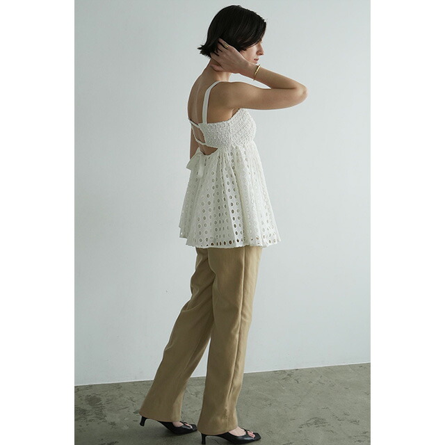 楽天市場】クラネ CLANE ホール ドット シャーリング トップス HOLE