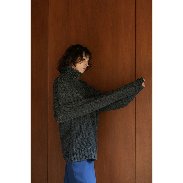 楽天市場】クラネ CLANE チャンキー ケーブル ハンド ニット トップス