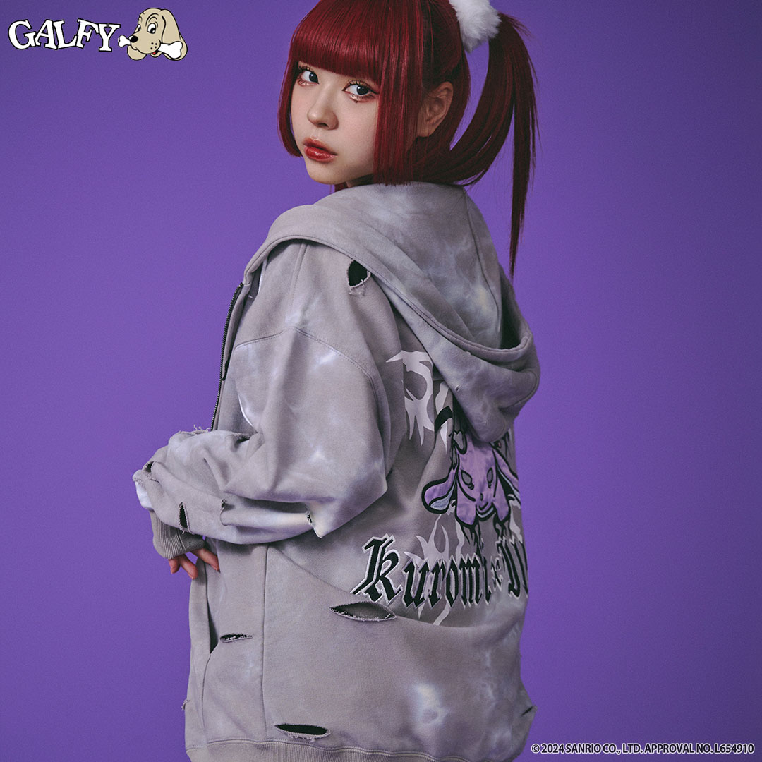 楽天市場】クロミ × ガルフィー コラボ イルガルフィームラ染めZIP