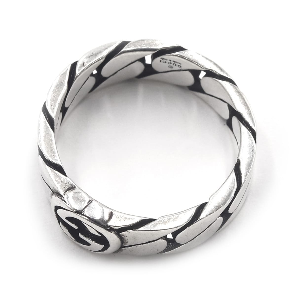 楽天市場】GUCCI グッチ リング 指輪 インターロッキングG シルバー