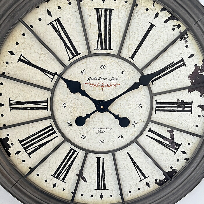 楽天市場】時計 掛け時計 おしゃれ アンティーク風 ディスプレイ 大型