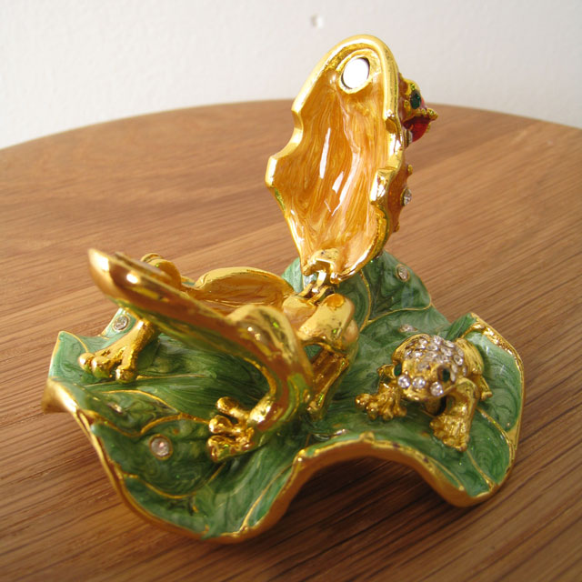 楽天市場】かえる カエル 蛙 宝石箱 ジュエリーボックス ジュエリーBOX