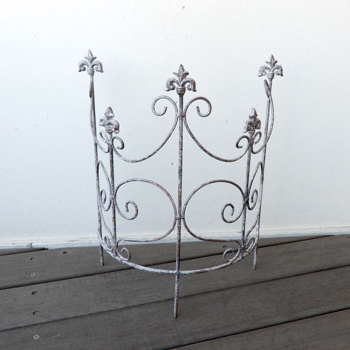 楽天市場】ガーデンフェンス ローフェンス アイアン 幅30.5 幅26