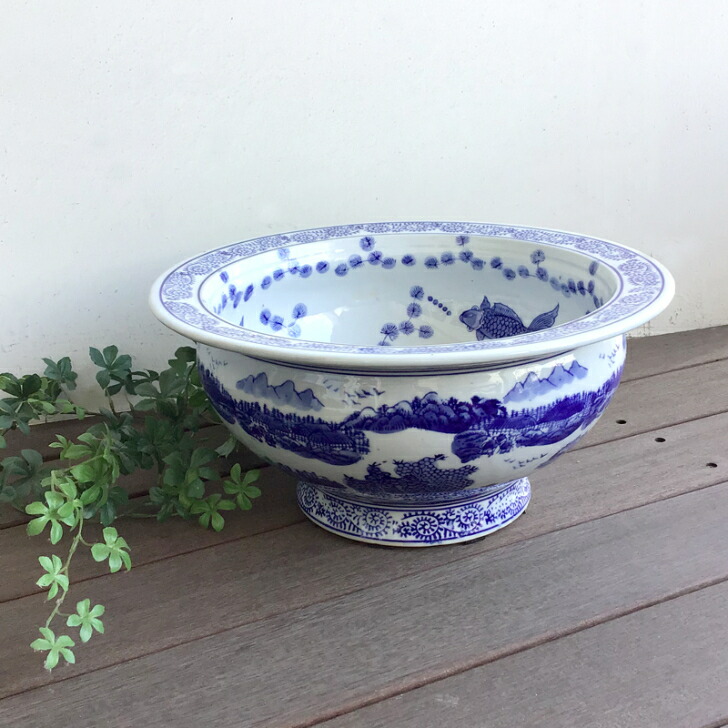 楽天市場】陶器鉢 水鉢 睡蓮鉢 メダカ鉢 金魚鉢 陶器 めだか鉢 鉢 陶器