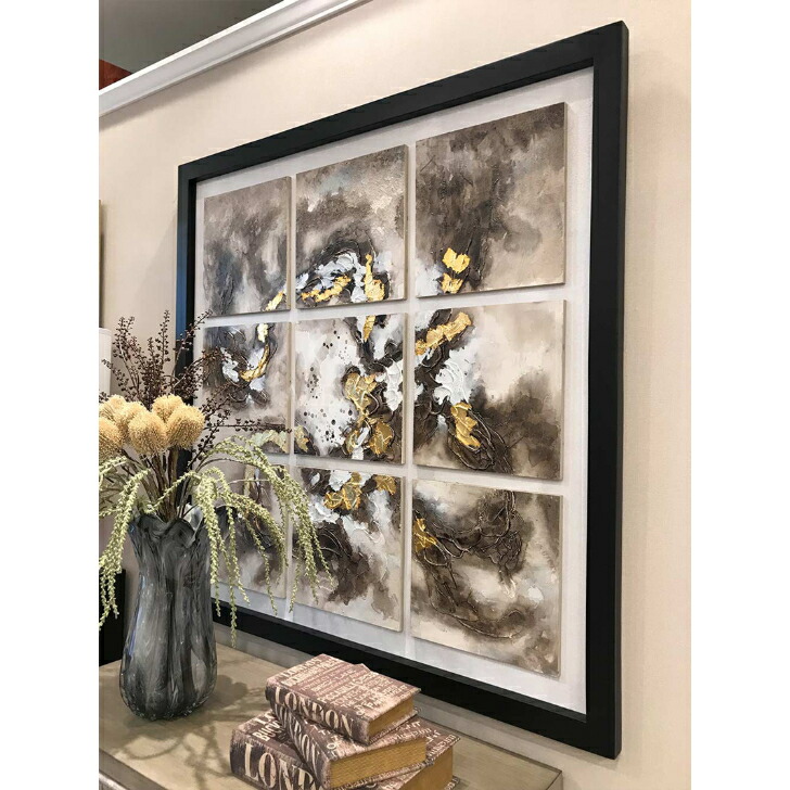 楽天市場】アートフレーム アートパネル フレーム付き 額付き モダン