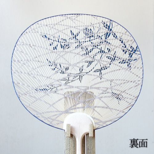 楽天市場】【京うちわ】【阿以波】並型両透うちわ 虫の音 /夏飾り/伝統