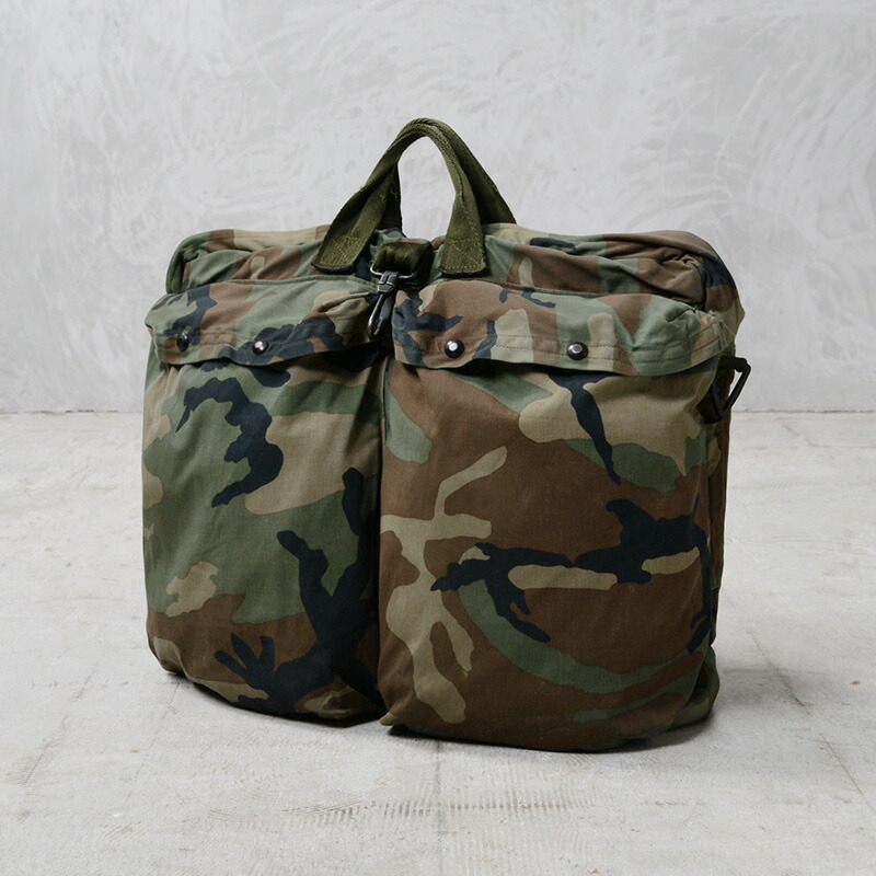 楽天市場】実物 USED 米軍 HGU-56/P ヘルメットバッグ ウッドランド