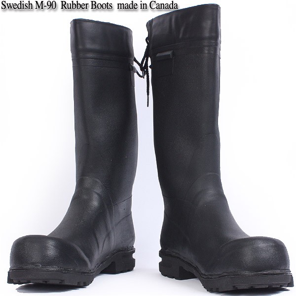 楽天市場】【実物 新品】 スウェーデン軍M-90ラバーブーツ カナダ製
