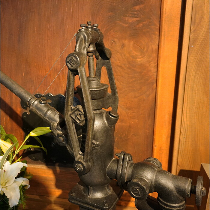 楽天市場】昔懐かしい 手押し 手動 井戸ポンプ オブジェ 手押しポンプ