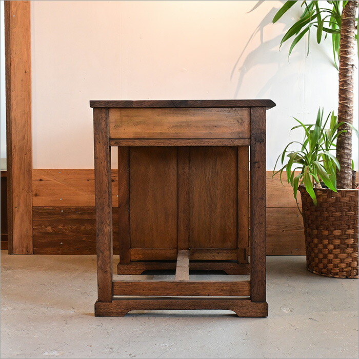 楽天市場】昭和デスク リメイク品 アンティーク デスク ワークデスク