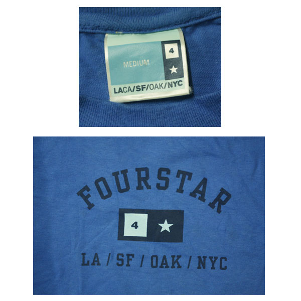 楽天市場】FOURSTAR（フォースター）プリントTシャツ メンズ,Tシャツ