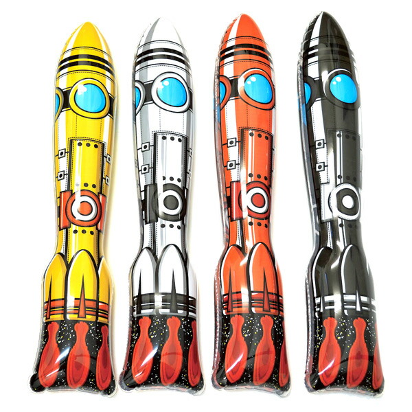 楽天市場】【12個セット】スペースシップロケット ビニール 空気 船