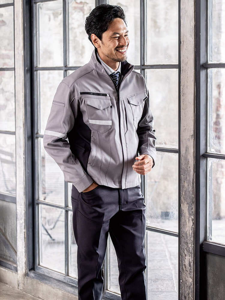 楽天市場】【P2倍】作業服 上下セット ジャケット A-7170 4L-5L