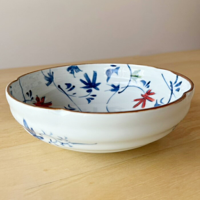 楽天市場】【25％OFF】波佐見焼 二色唐草 預け鉢 中鉢 小鉢 和食器