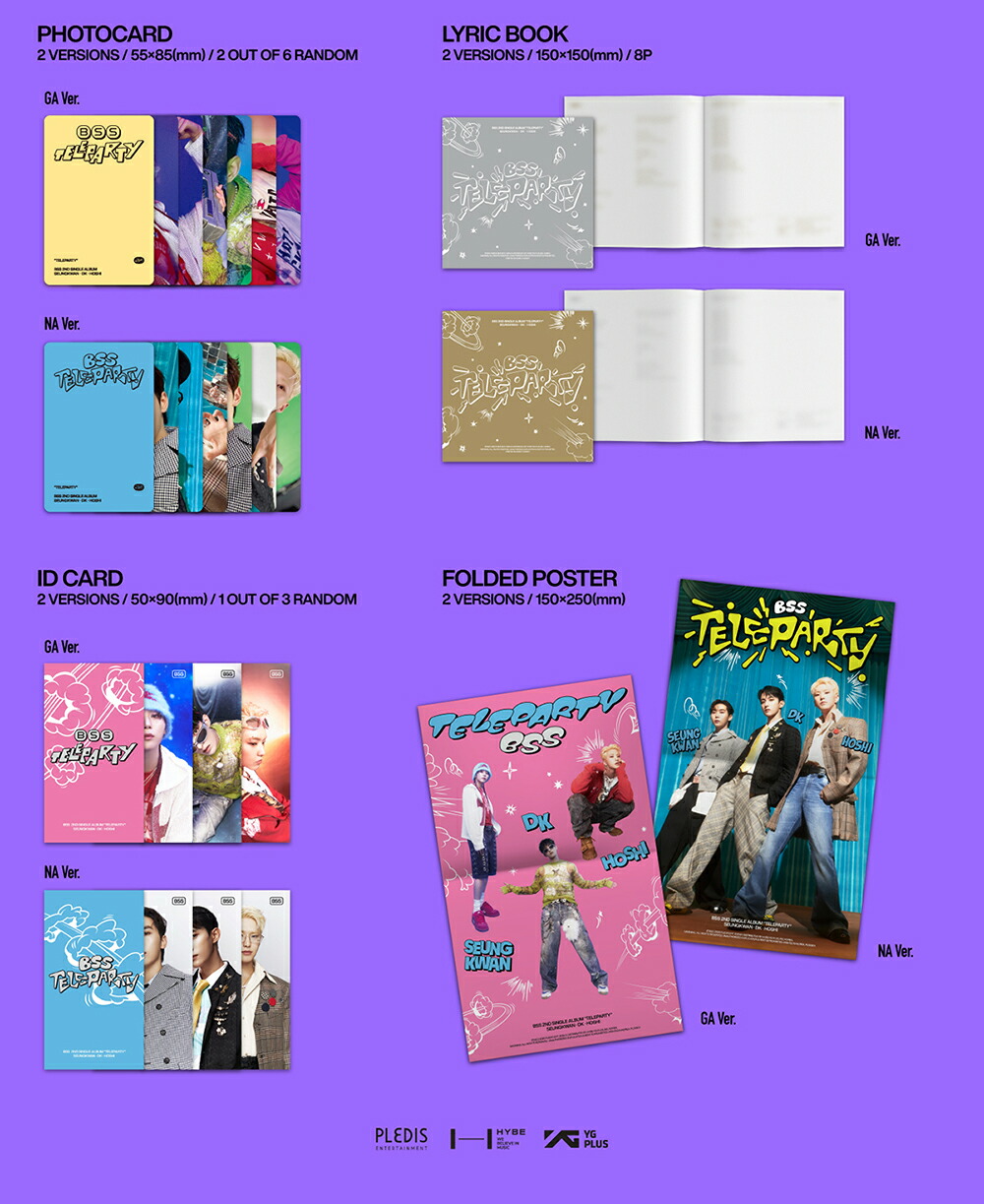 楽天市場】BSS SEVENTEEN - TELEPARTY / 2ND SINGLE ALBUM 2種中選択