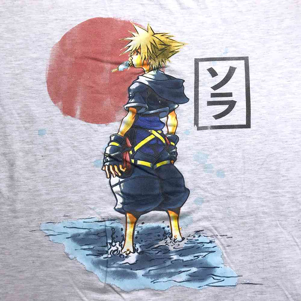 楽天市場】KINGDOM HEARTS キャラクターTシャツ サイズ表記 L グレー