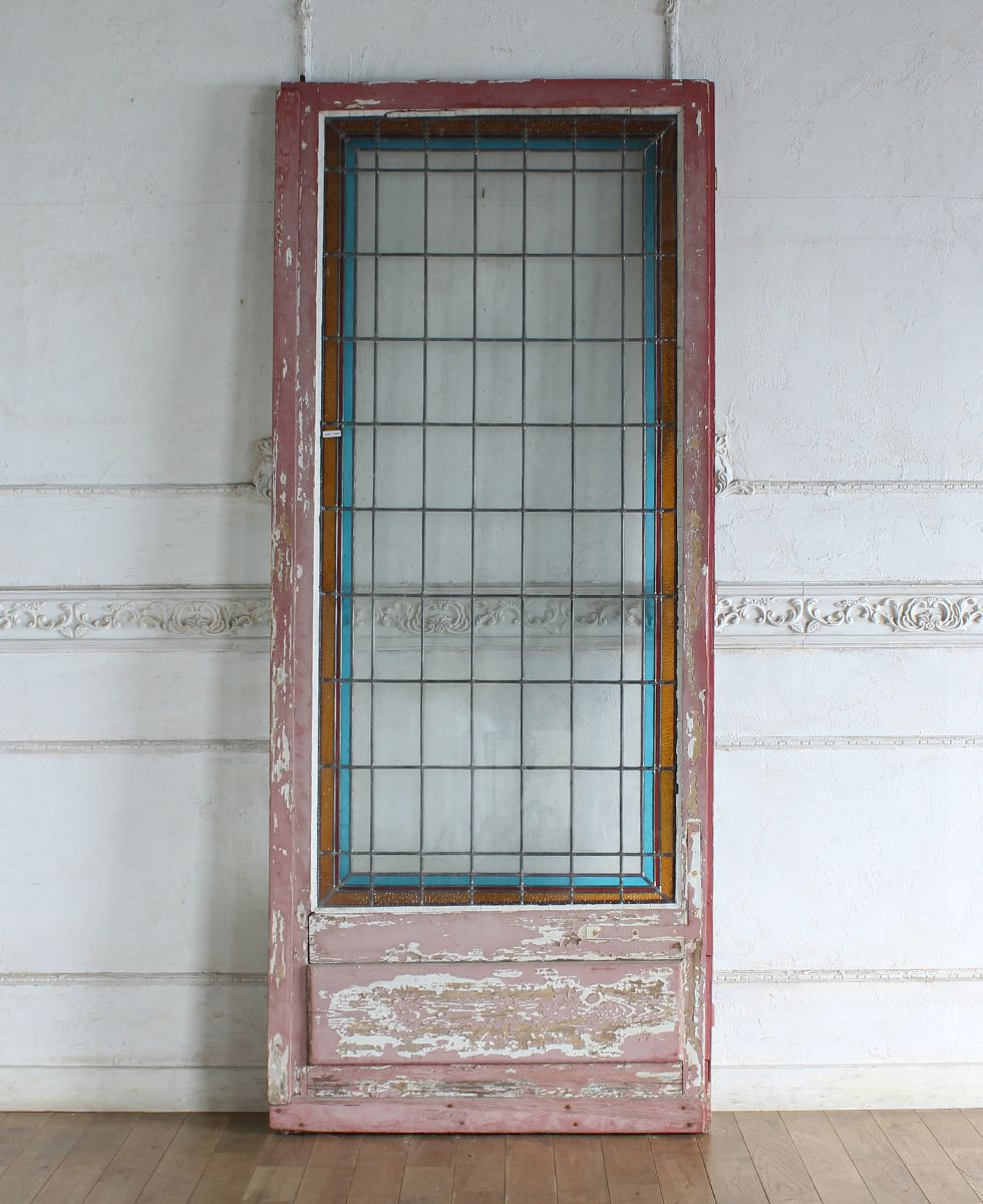 楽天市場】アンティーク ドア ガラスドア ステンドドア ステンドグラス