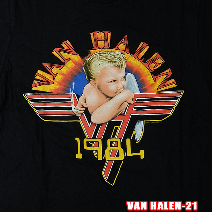 楽天市場】ROCK TEE VAN HALEN-23[ヴァンヘイレン] CHERUB 84 ロックT