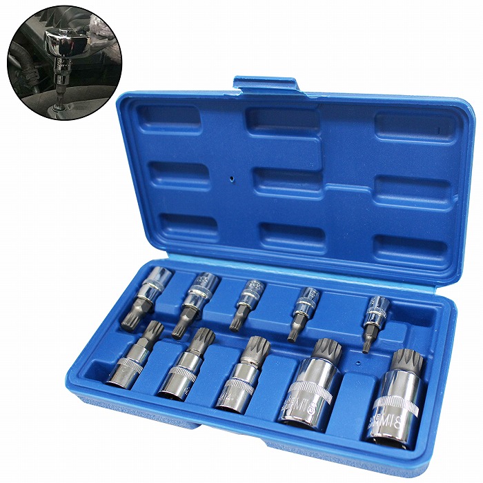 楽天市場】10本セット トリプルスクエア スプライン 12ポイント