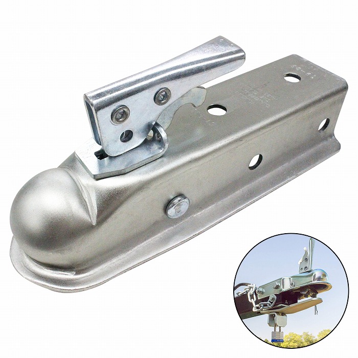 楽天市場】ヒッチ カプラー ロック マウント レシーバー 2インチ