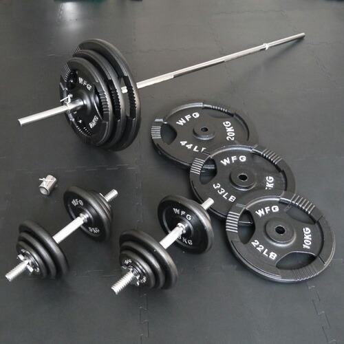 楽天市場】フォールディングジムセット アイアン 140kg筋トレ