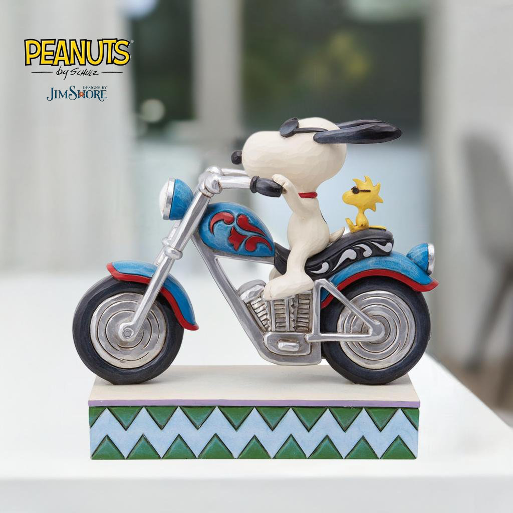 楽天市場】 スヌーピー バイクに乗って 14.5cm | ジムショア