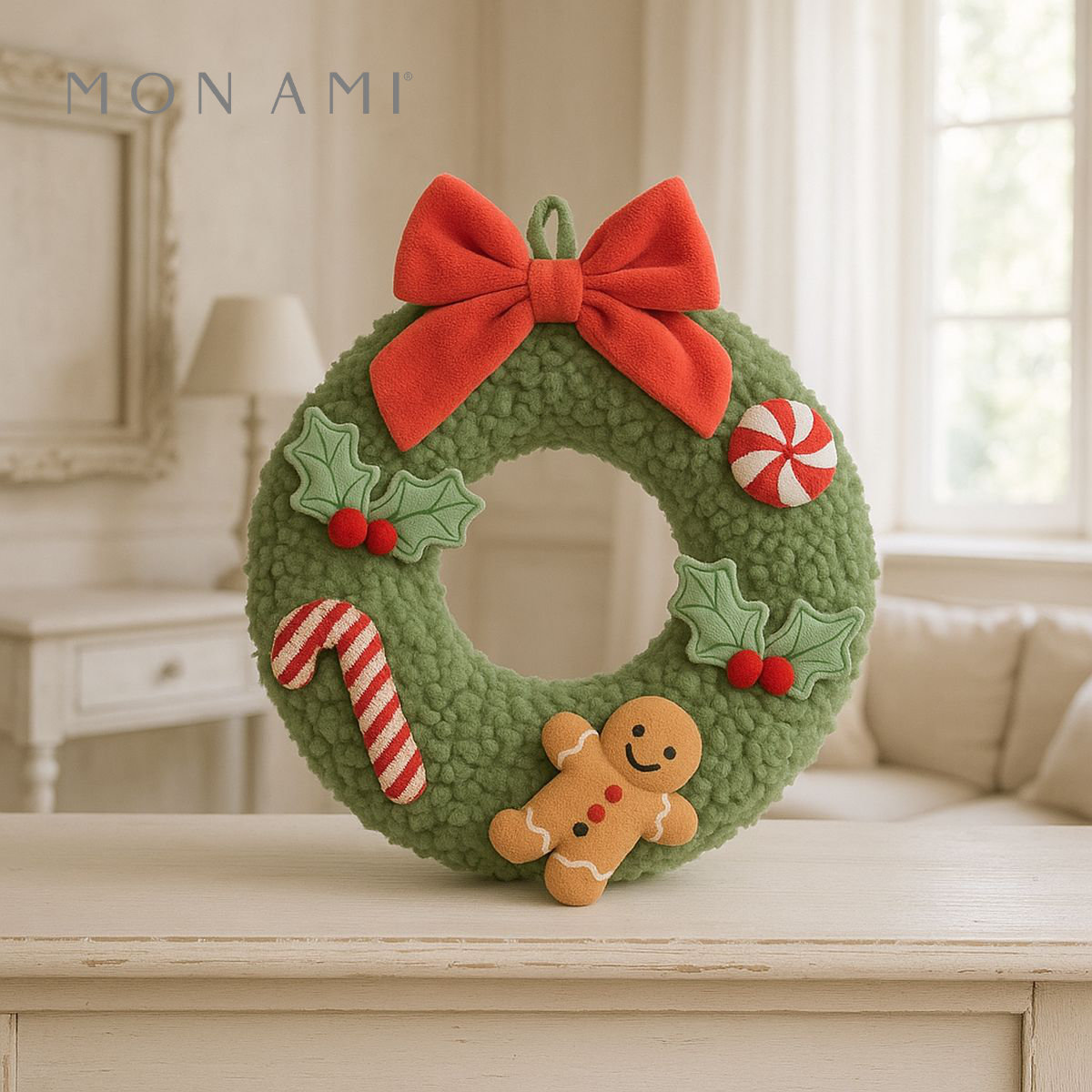 楽天市場】 フェスティブ リース グリーン 29cm | モナミ ぬいぐるみ